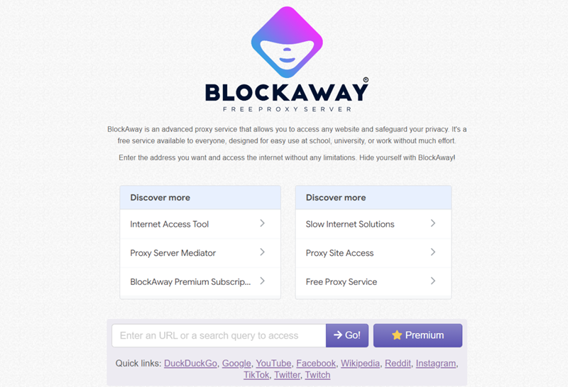 Blockaway Website